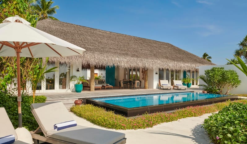 Fairmont Maldives Sirru Fen Fushi-THREE BEDROOM BEACH SUNSET VILLA POOL_18841